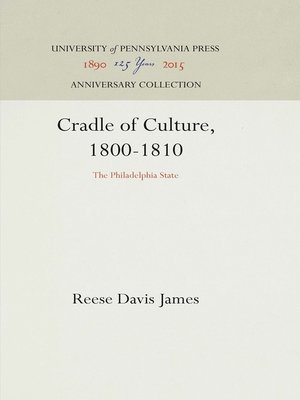 cover image of Cradle of Culture, 1800-1810